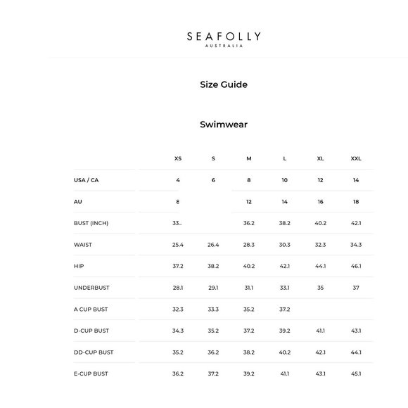 Seafolly Essentials Ribbed High Cut Leg Bikini Bottom Black 4 - Picture 7 of 7